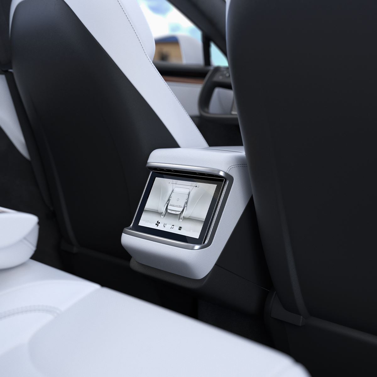 Spigen Tesla Glass.tR Slim Screen Protector, crystal clear - Model X(2022)/S(2021) 8" (10)