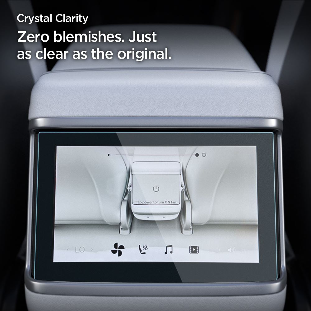 Spigen Tesla Glass.tR Slim Screen Protector, crystal clear - Model X(2022)/S(2021) 8" (9)