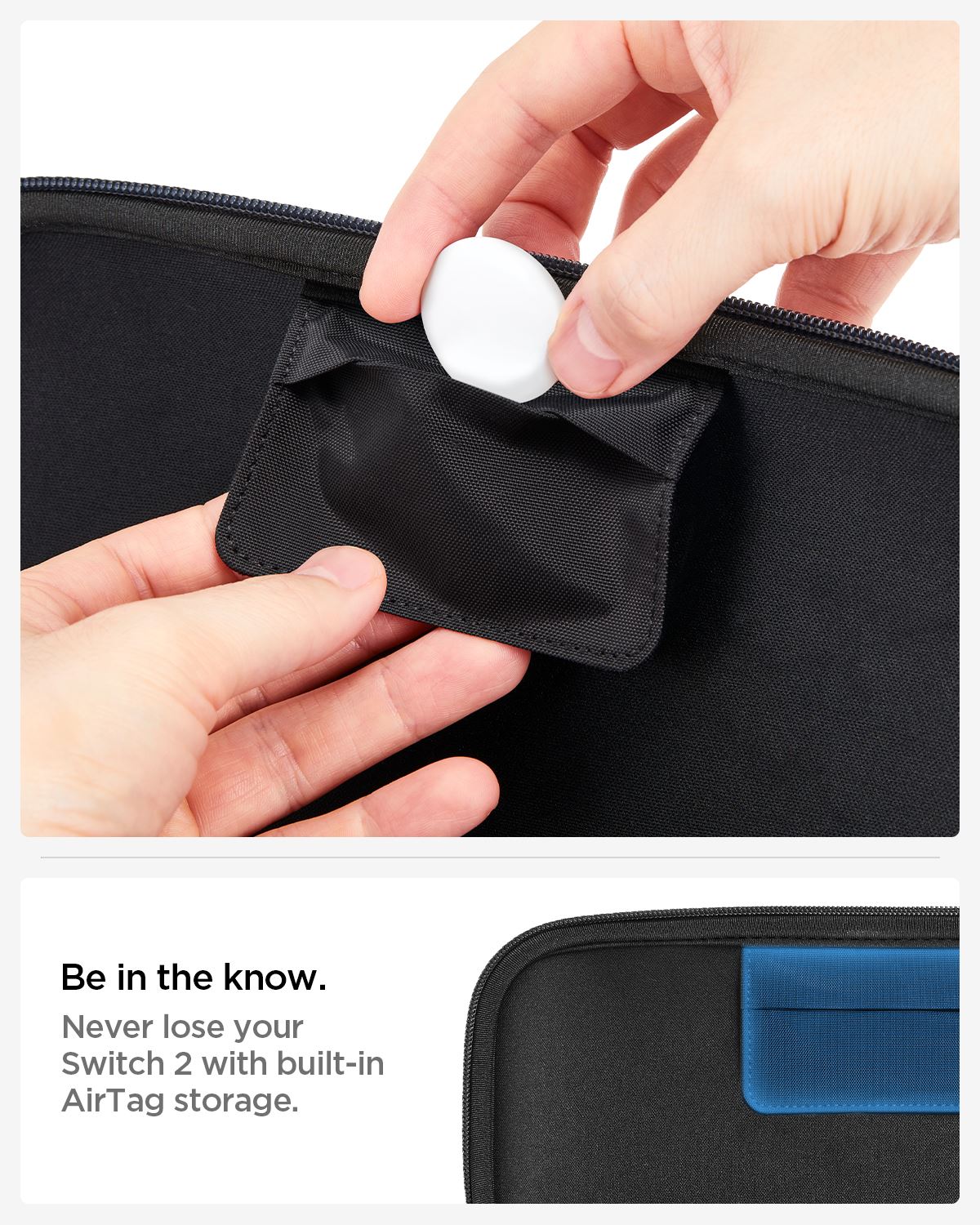 Spigen Klasden Pouch, charcoal gray - Nintendo Switch 2 (18)
