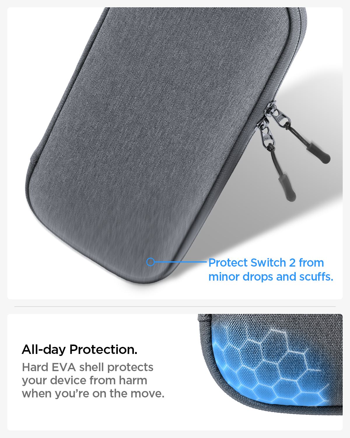 Spigen Klasden Pouch, charcoal gray - Nintendo Switch 2 (19)