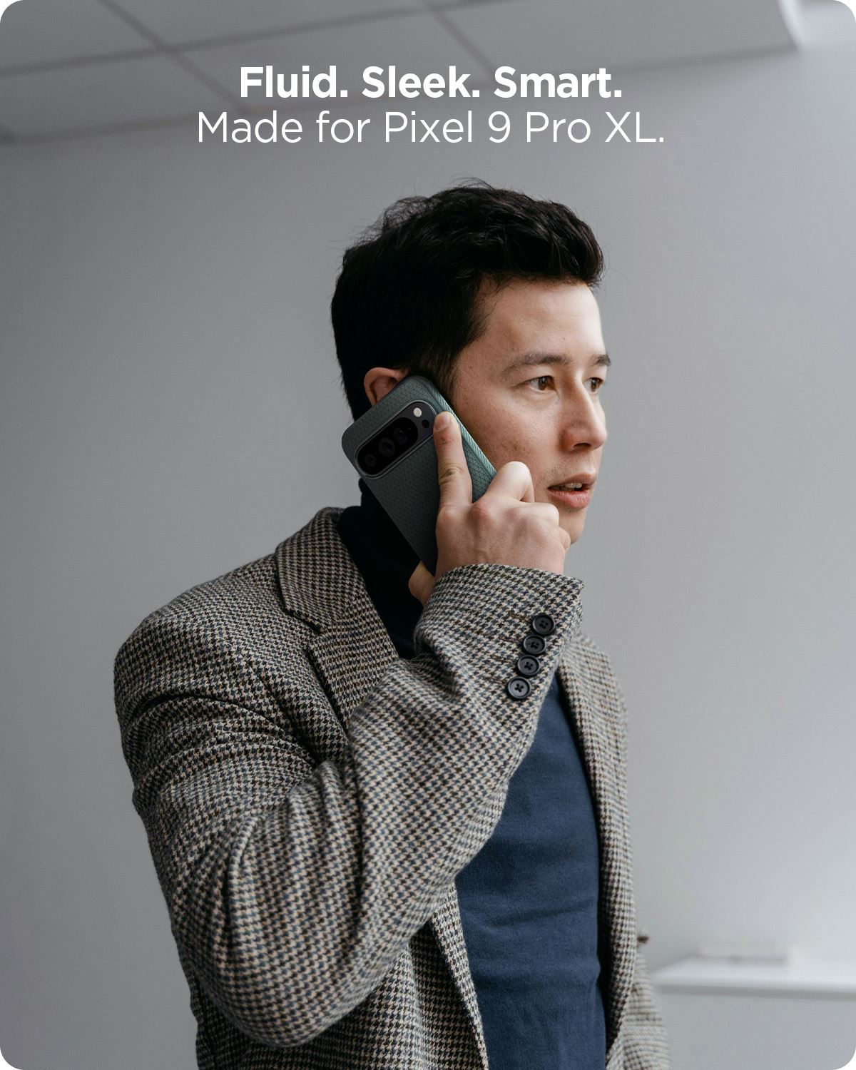 Spigen Liquid Air, abyss green - Google Pixel 9 Pro XL (13)