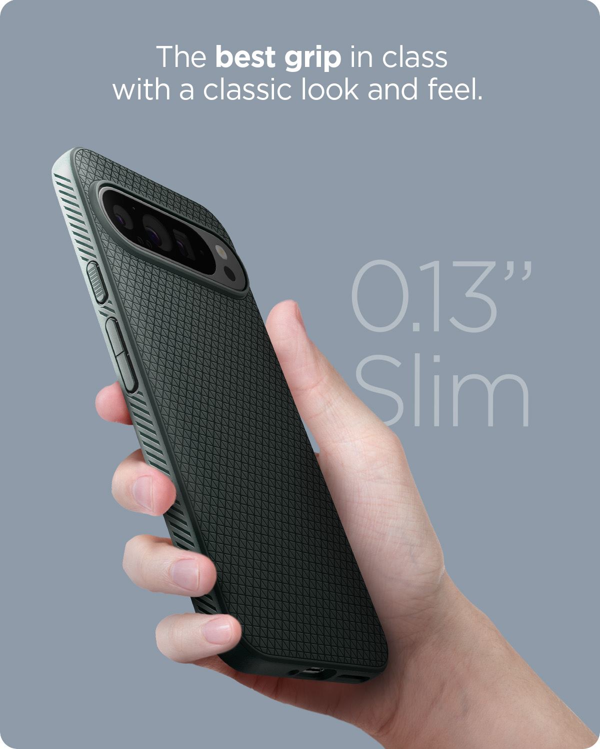 Spigen Liquid Air, abyss green - Google Pixel 9 Pro XL (15)