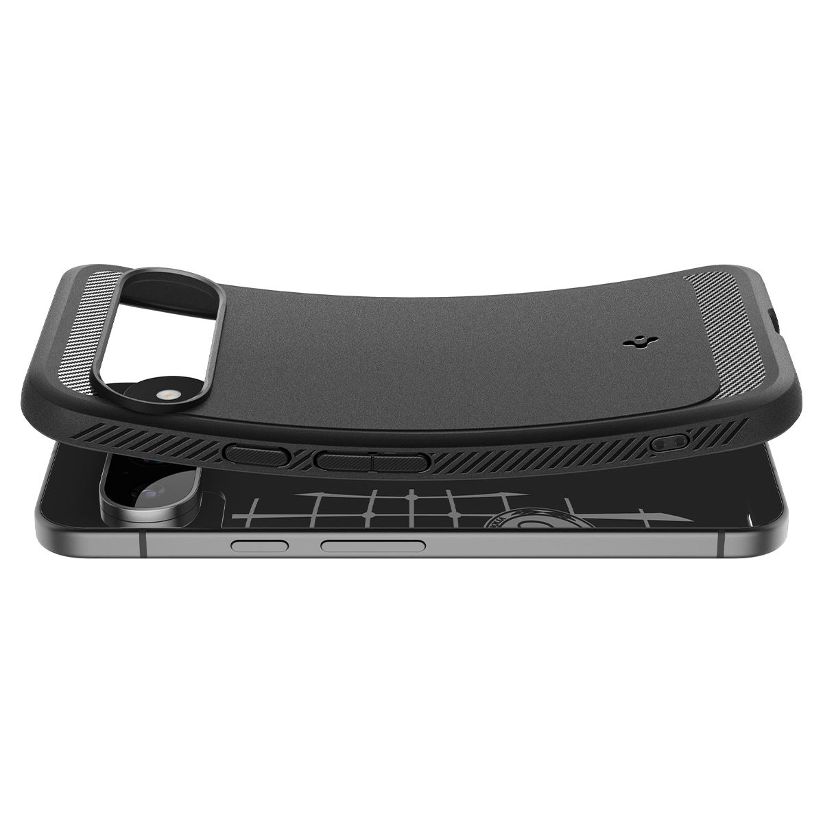 Spigen Rugged Armor, matte black - Google Pixel 9 Pro/Pixel 9 (9)