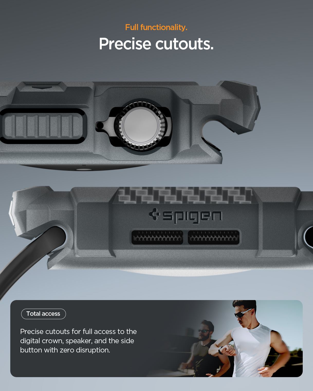 Spigen Rugged Armor 2, dark gray - Apple Watch 11 46mm (16)