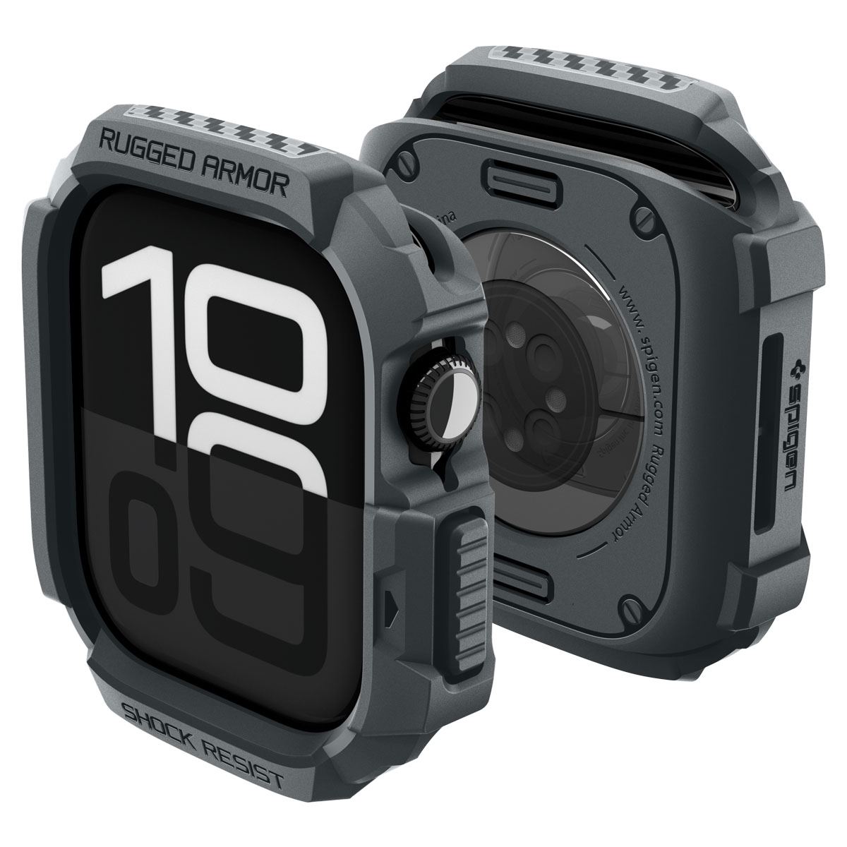 Spigen Rugged Armor 2, dark gray - Apple Watch 11 46mm (9)