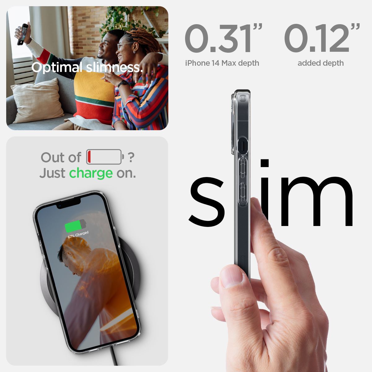 Spigen Crystal Hybrid, crystal clear - iPhone 14 Plus (12)
