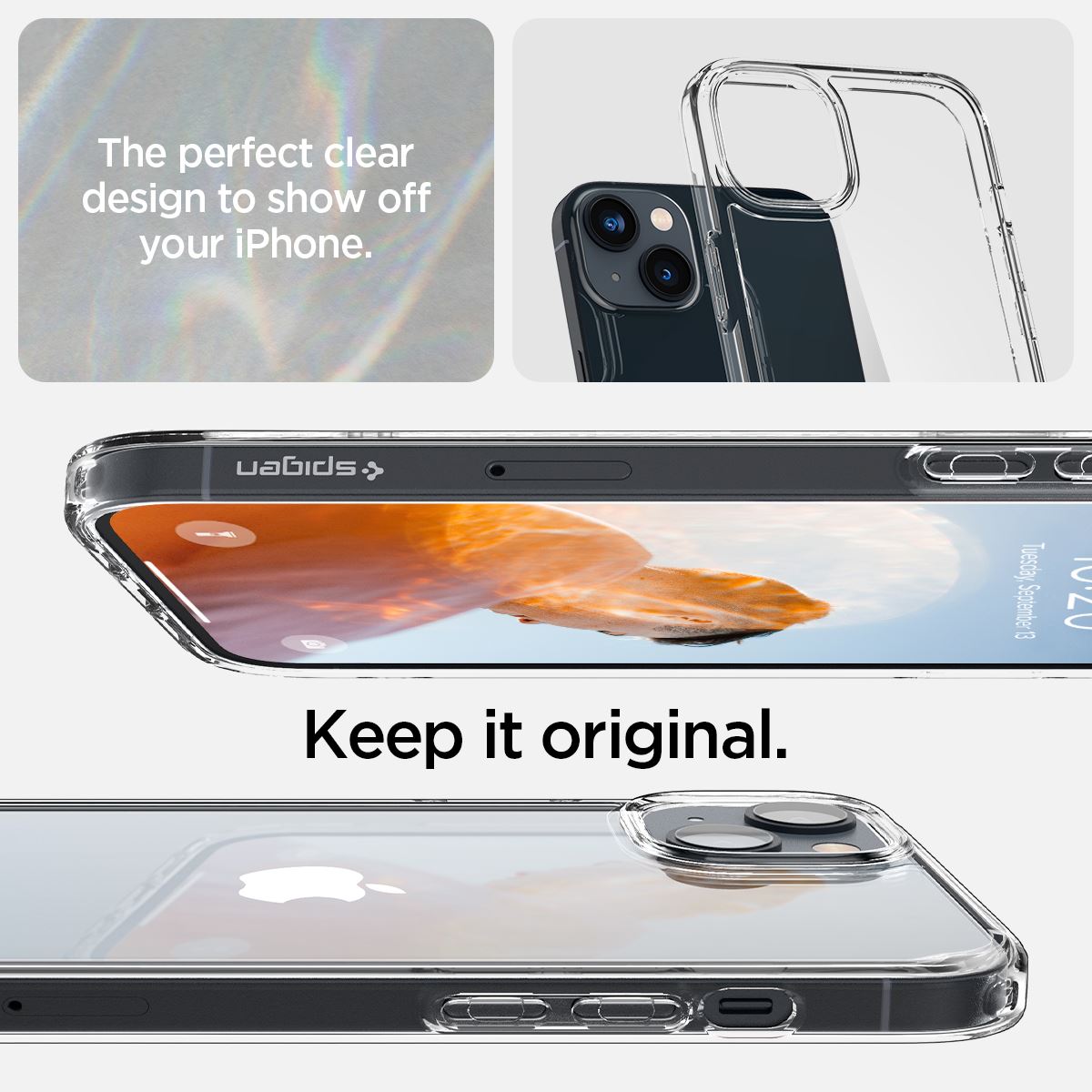 Spigen Crystal Hybrid, crystal clear - iPhone 14 Plus (9)