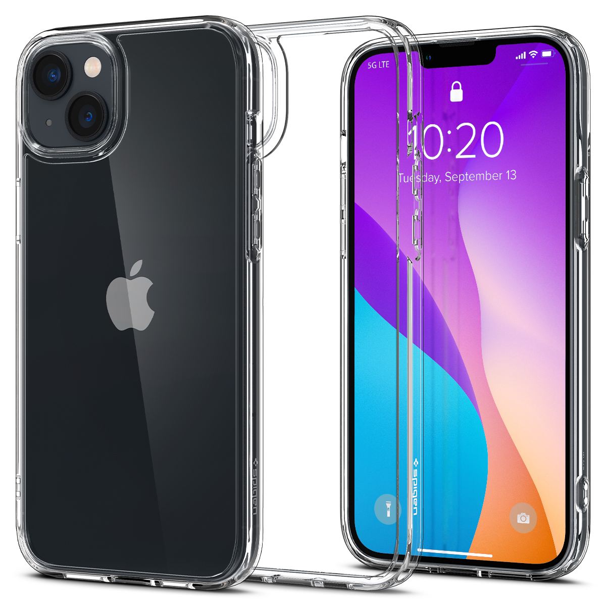 Spigen Crystal Hybrid, crystal clear - iPhone 14 Plus