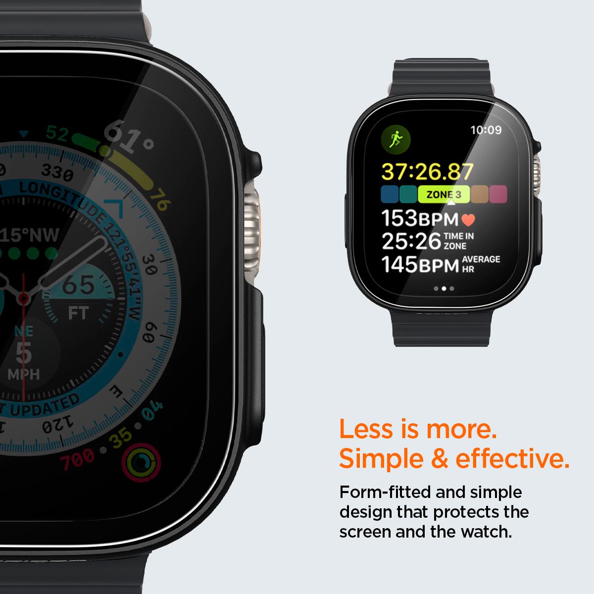 Spigen Thin Fit 360, black - Apple Watch Ultra 3/2/1 (13)