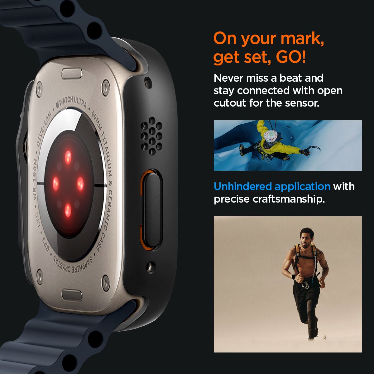 Spigen Thin Fit 360, black - Apple Watch Ultra 3/2/1 (15)