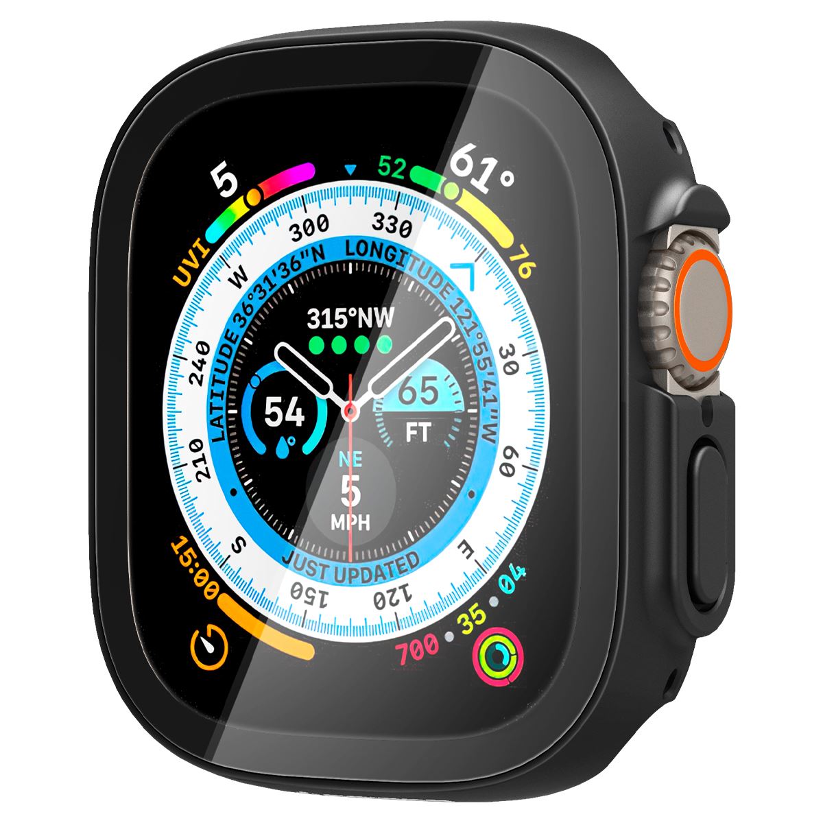Spigen Thin Fit 360, black - Apple Watch Ultra 3/2/1 (2)