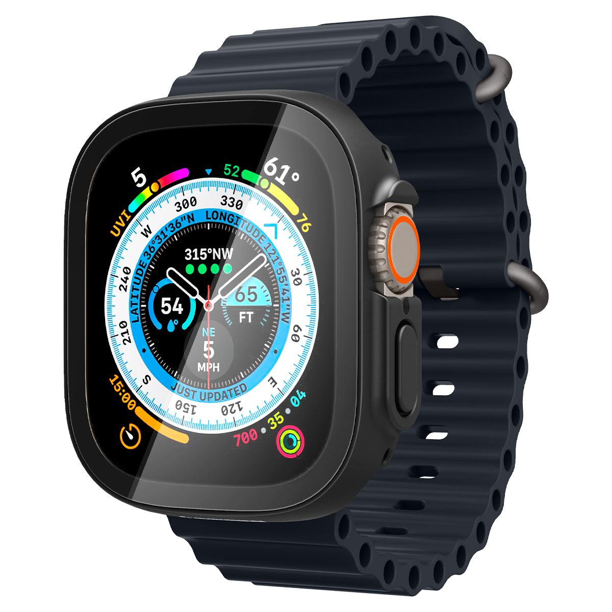 Spigen Thin Fit 360, black - Apple Watch Ultra 3/2/1 (3)