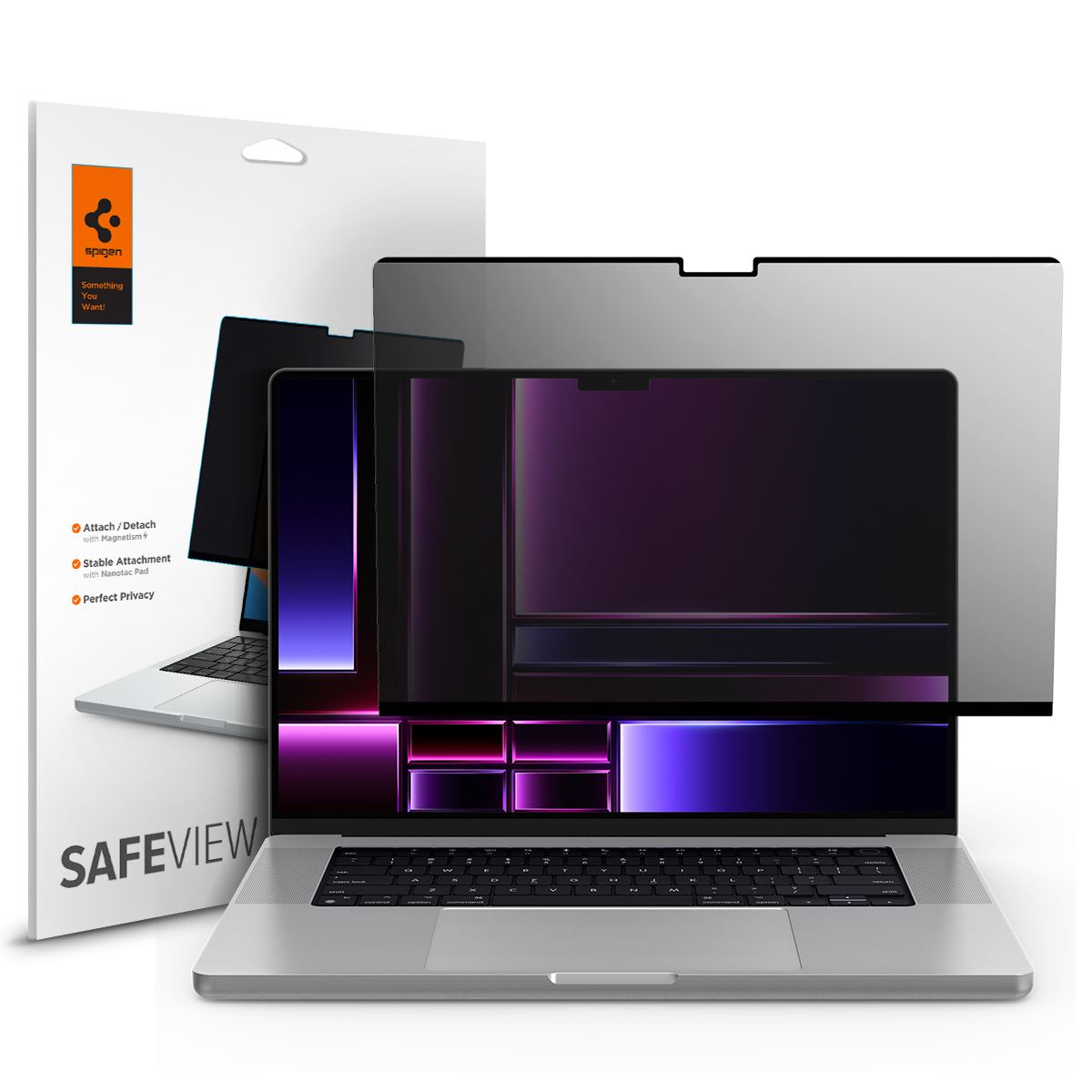 Spigen SafeView 1 Pack - MacBook Pro 16 M4 2024/M3 2023/ M2 2023/M1 2021