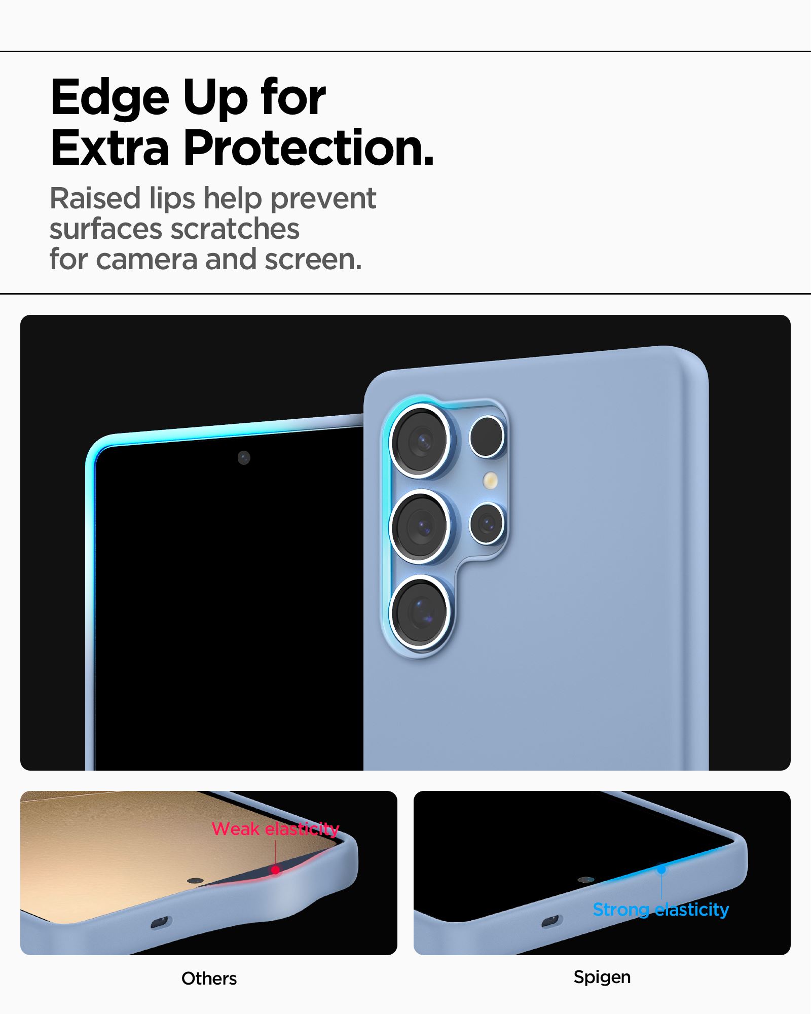 Spigen Silicone Fit MagSafe, sapphire blue - Samsung Galaxy S25 Ultra (19)