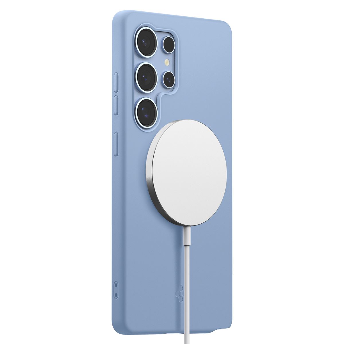 Spigen Silicone Fit MagSafe, sapphire blue - Samsung Galaxy S25 Ultra (6)