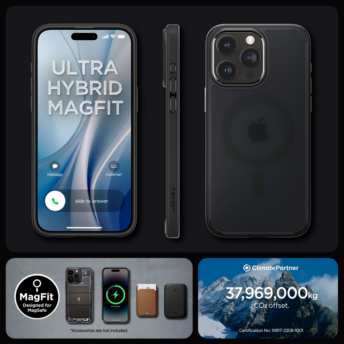 Spigen Ultra Hybrid MagSafe, frost black - iPhone 15 Pro (16)