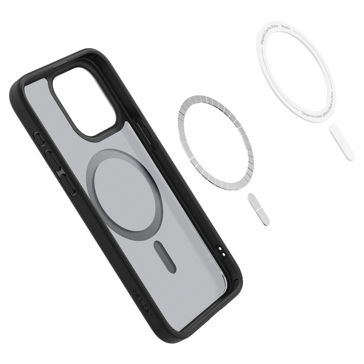 Spigen Ultra Hybrid MagSafe, frost black - iPhone 15 Pro (7)