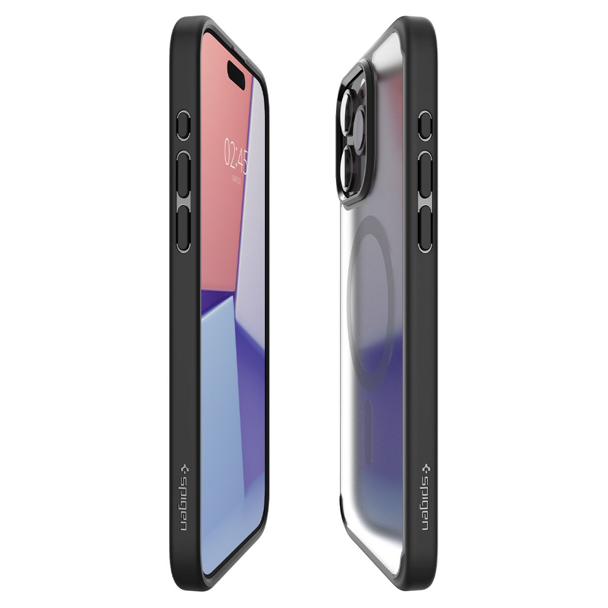 Spigen Ultra Hybrid MagSafe, frost black - iPhone 15 Pro (9)