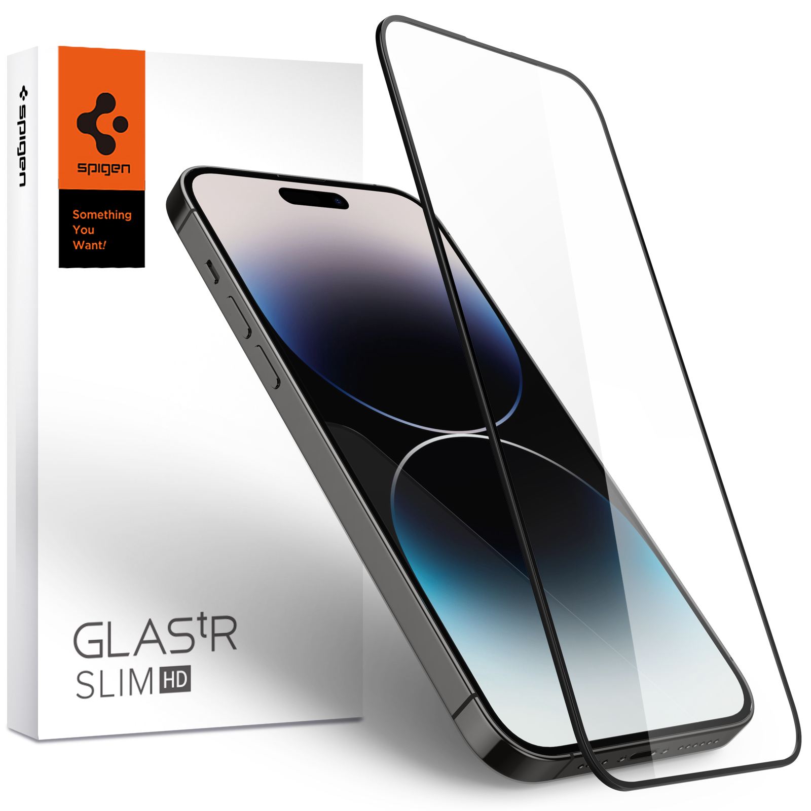 Spigen tR Slim HD 1 Pack, FC black - iPhone 14 Pro (1)