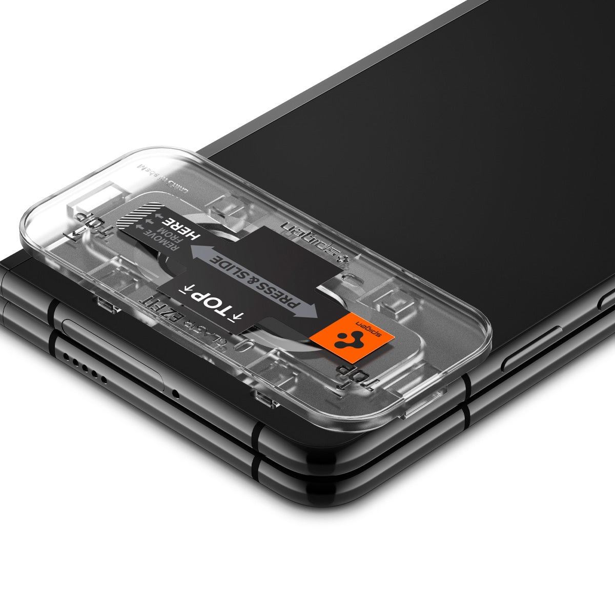 Spigen Glass EZ Fit Optik Pro 2 Pack, black - Google Pixel Fold (2)