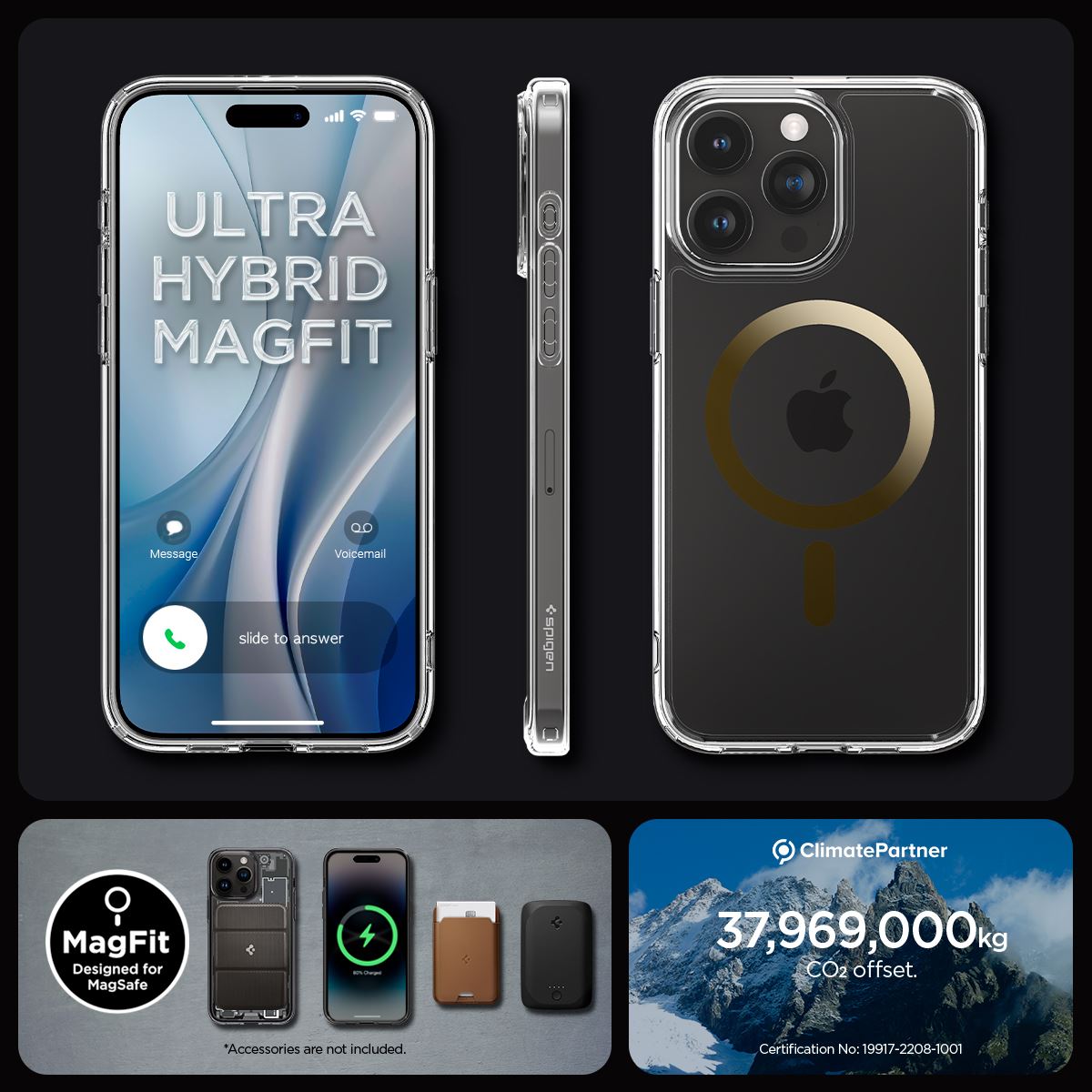 Spigen Ultra Hybrid MagSafe, gold - iPhone 15 Pro Max (16)