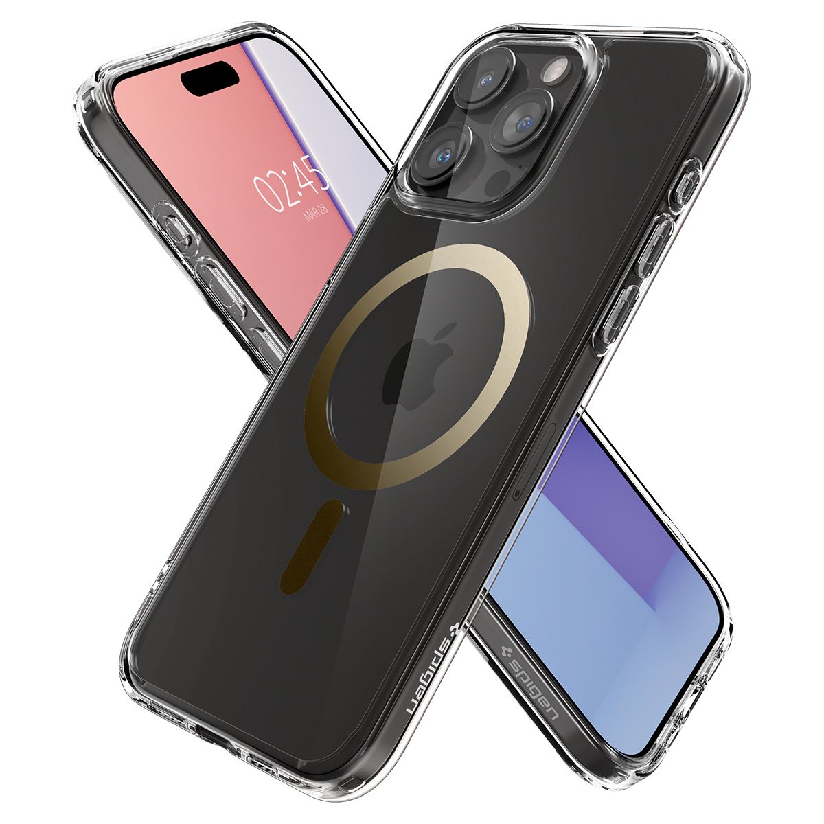 Spigen Ultra Hybrid MagSafe, gold - iPhone 15 Pro Max (8)