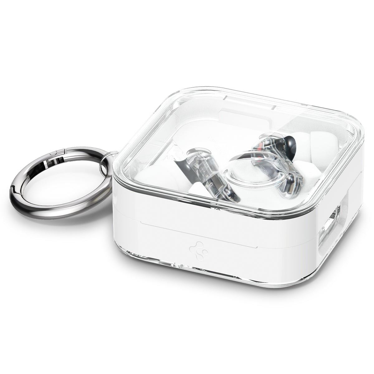 Spigen Ultra Hybrid, jet white - Nothing Ear (2) (8)