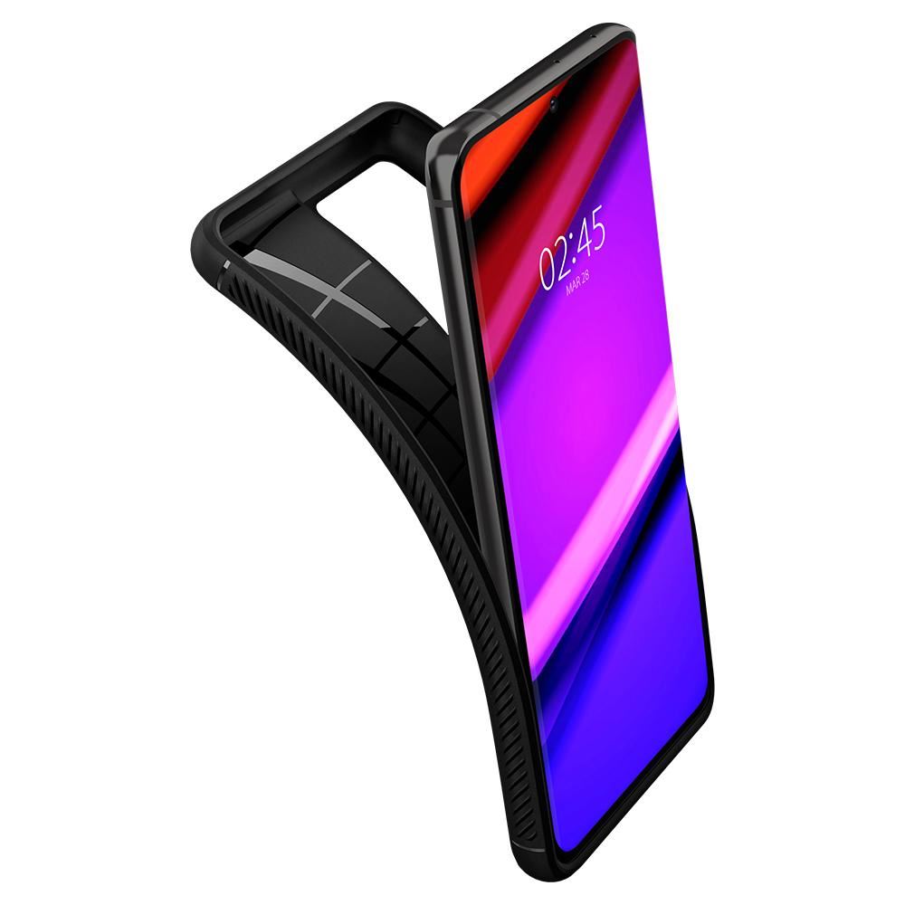 Spigen Rugged Armor, black - Galaxy S21 Ultra (3)