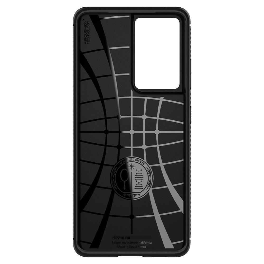 Spigen Rugged Armor, black - Galaxy S21 Ultra (6)