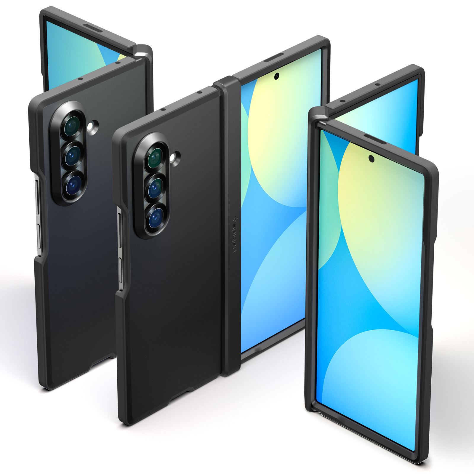 Spigen Tough Armor Pro MagSafe, black - Samsung Galaxy Z Fold7 (6)