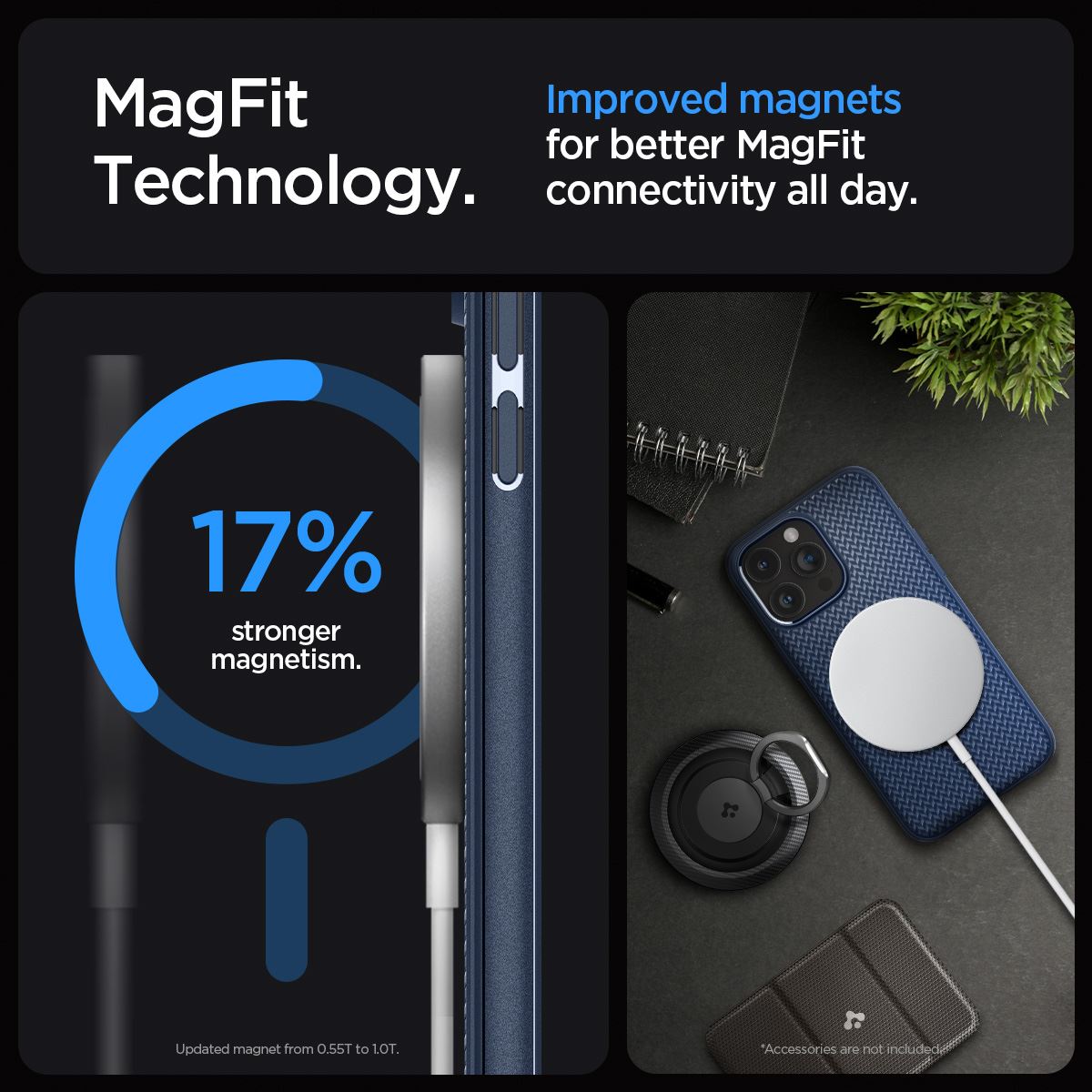 Spigen Mag Armor MagSafe, navy blue - iPhone 15 Pro Max (12)