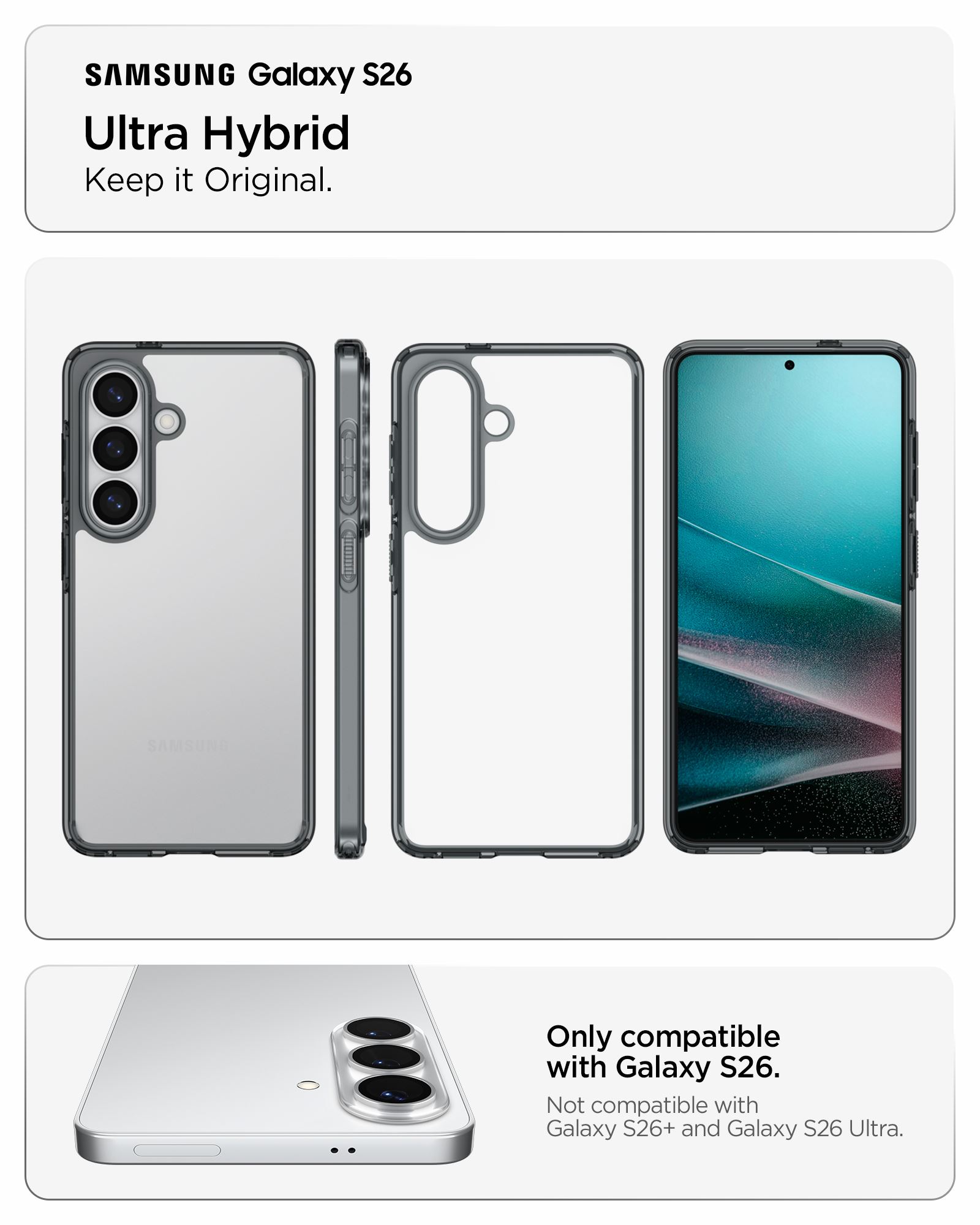 Spigen Ultra Hybrid, space crystal - Samsung Galaxy S26 (13)