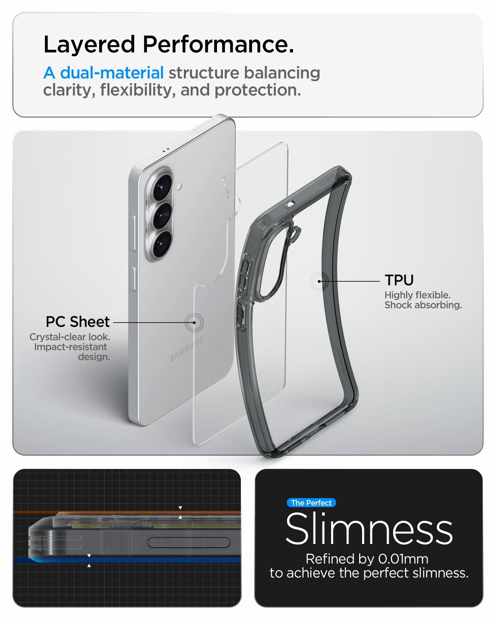 Spigen Ultra Hybrid, space crystal - Samsung Galaxy S26 (15)