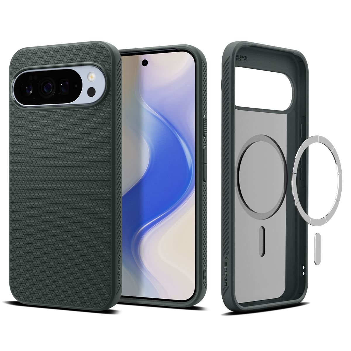 Spigen Liquid Air MagSafe, abyss green - Google Pixel 10 Pro XL (1)