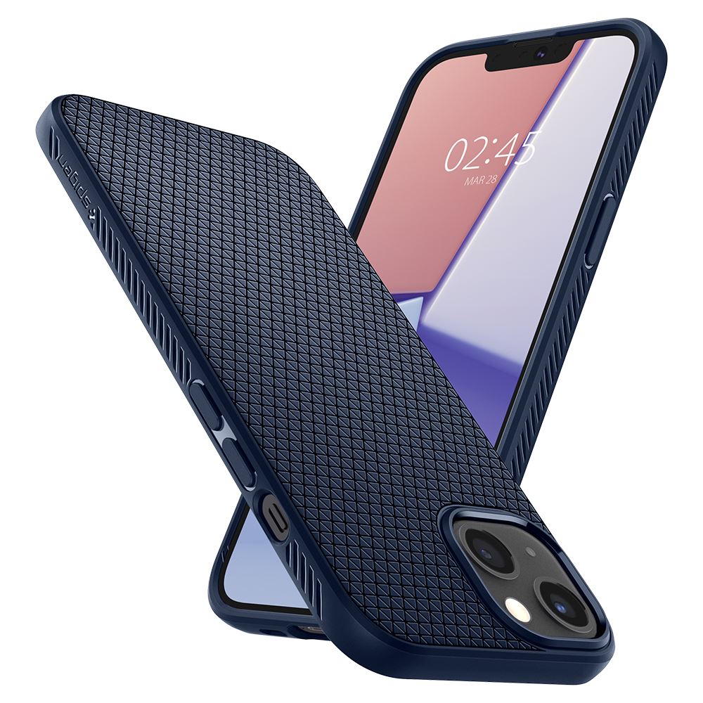 Spigen Liquid Air, navy blue - iPhone 13 (7)