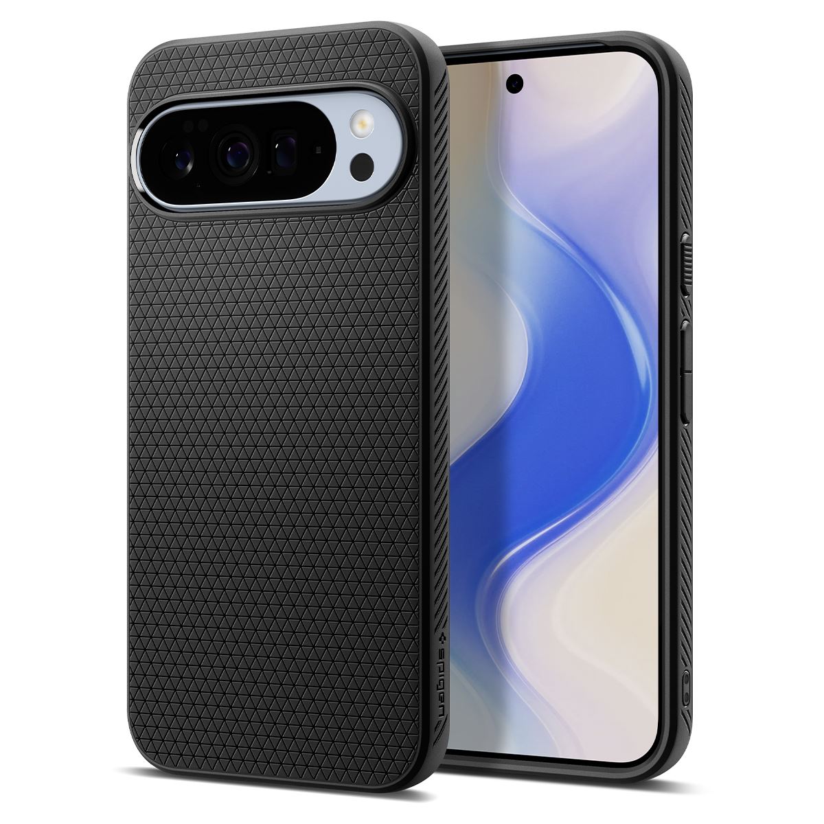 Spigen Liquid Air, matte black - Google Pixel 10 Pro XL