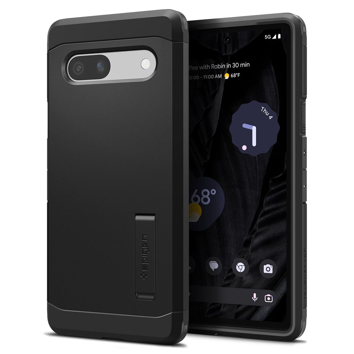 Spigen Tough Armor, black - Google Pixel 7a