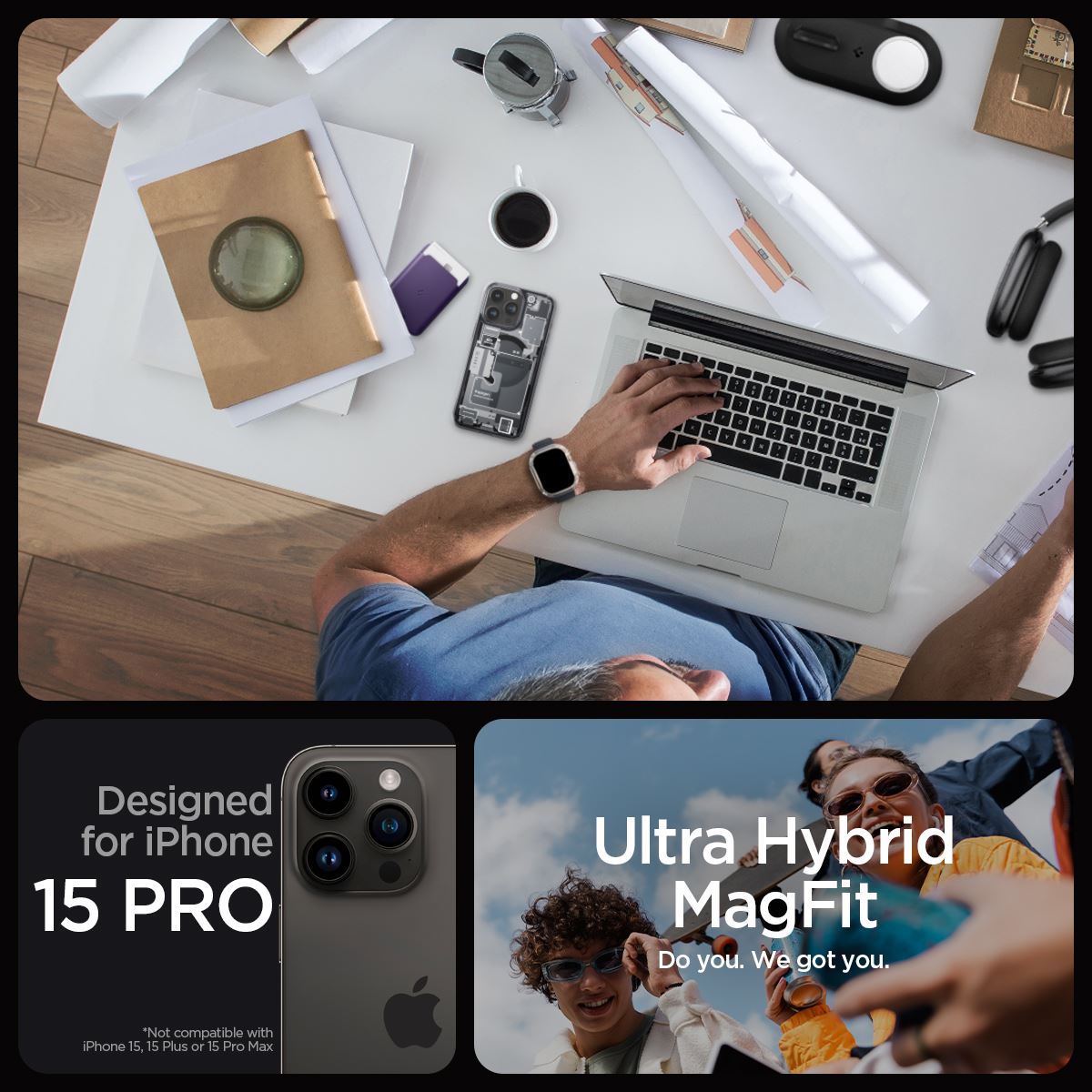 Spigen Ultra Hybrid MagSafe, zero one - iPhone 15 Pro (10)