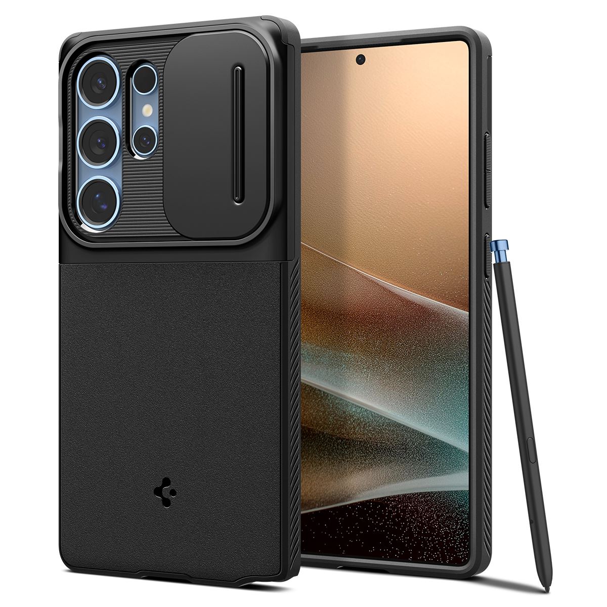 Spigen Optik Armor, black - Samsung Galaxy S25 Ultra (14)