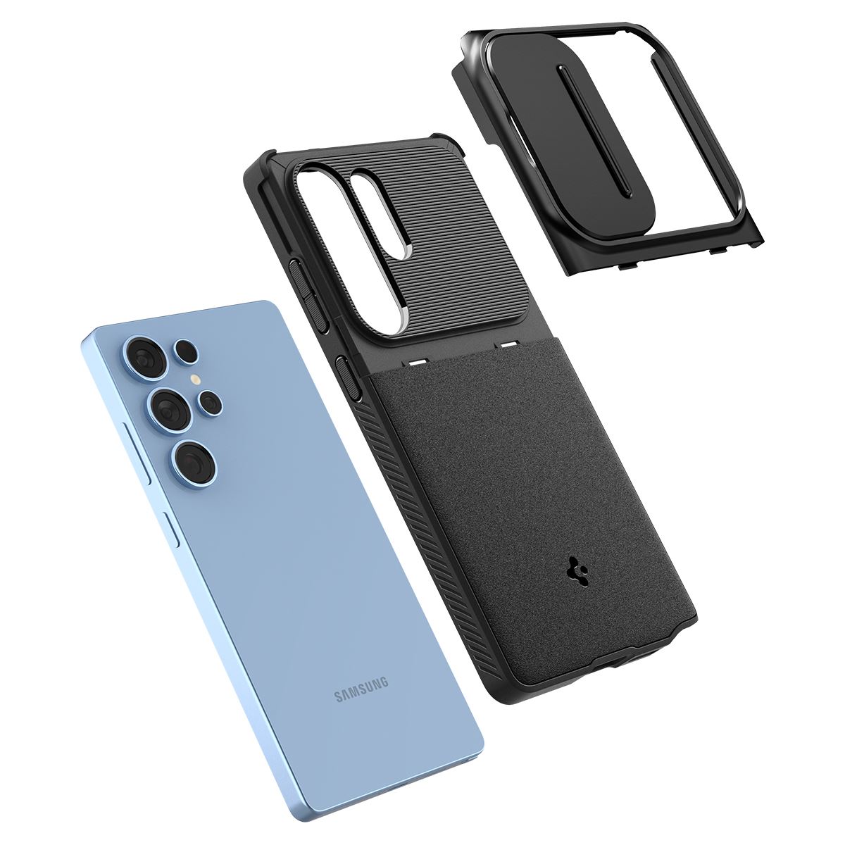 Spigen Optik Armor, black - Samsung Galaxy S25 Ultra (8)