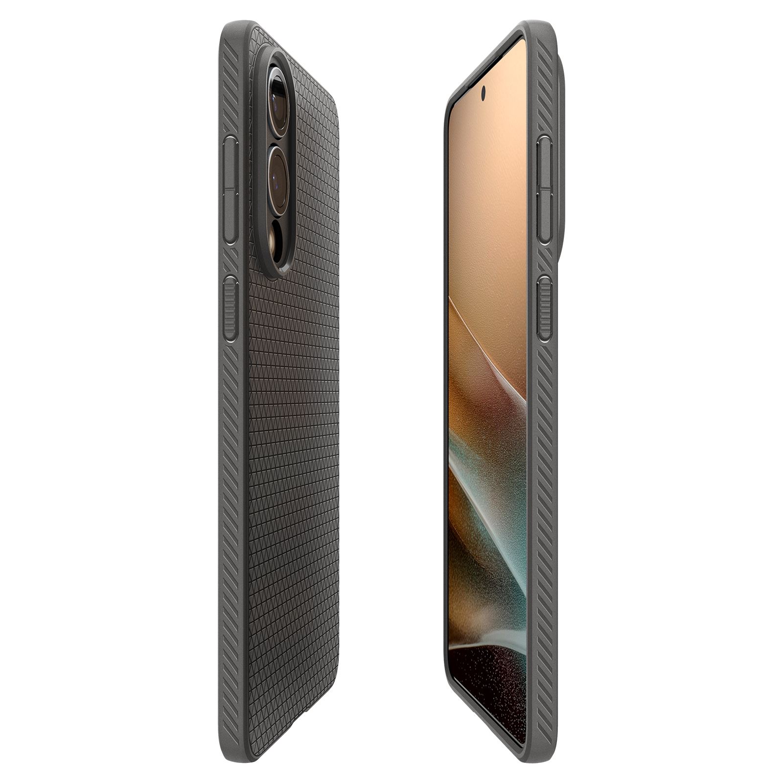 Spigen Liquid Air, marble gray - Samsung Galaxy S25 Edge (8)