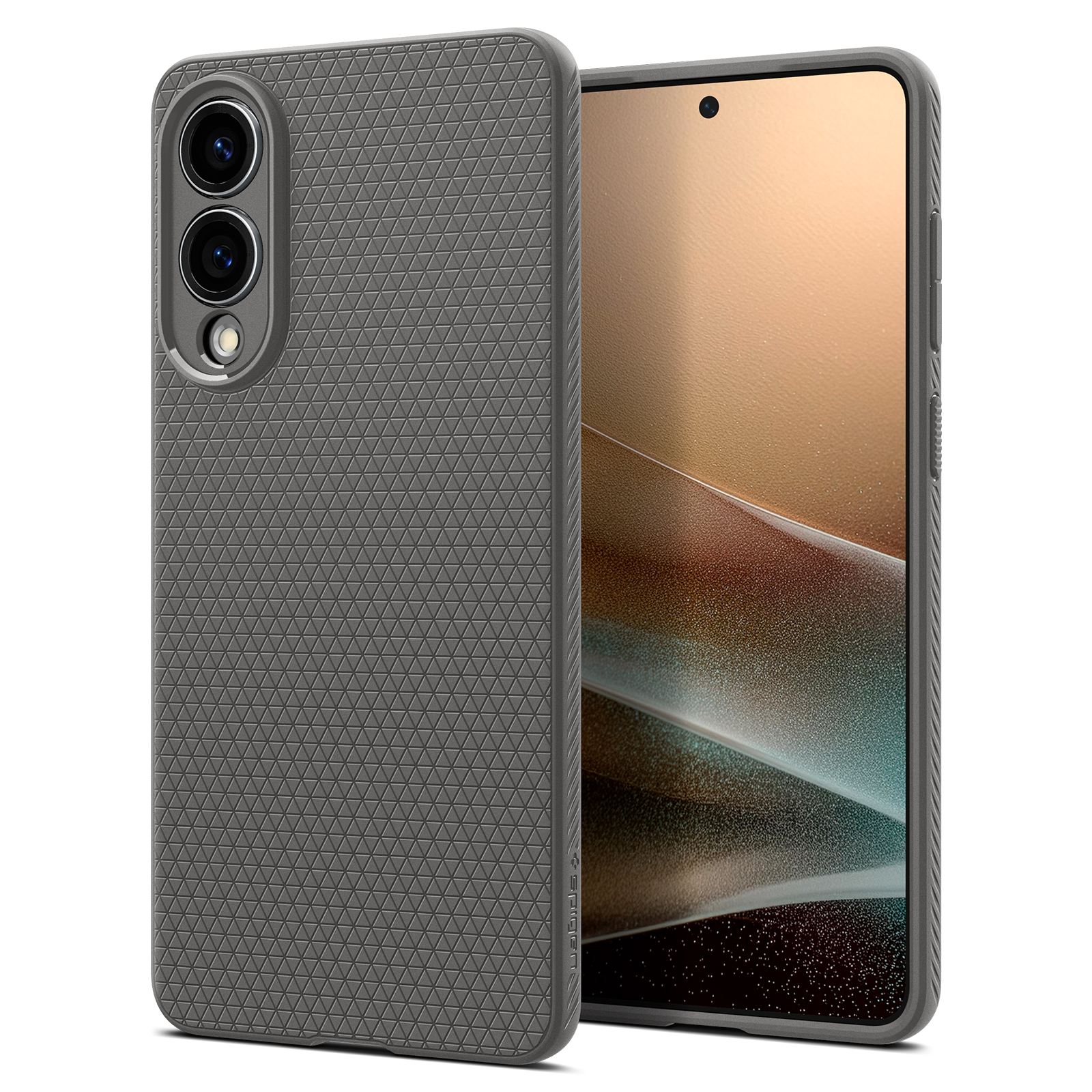 Spigen Liquid Air, marble gray - Samsung Galaxy S25 Edge