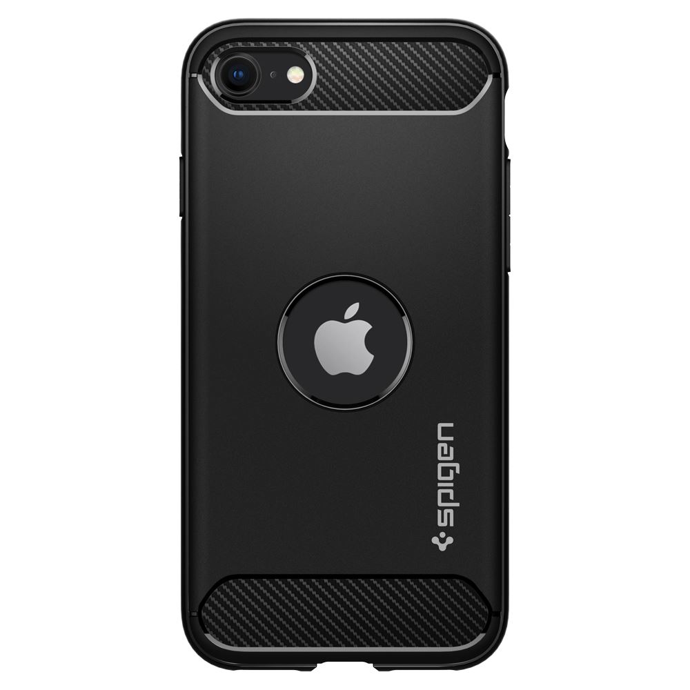 Spigen Rugged Armor, black - iPhone SE (2022/2020) (3)
