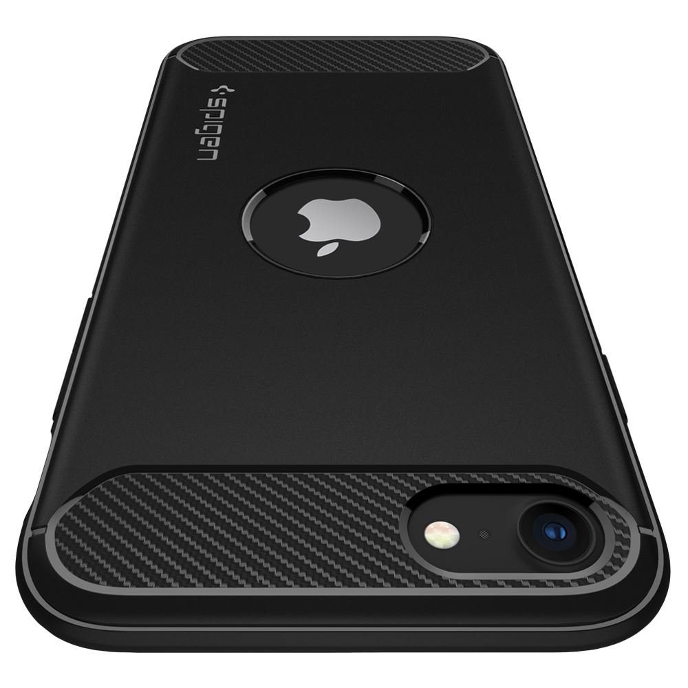 Spigen Rugged Armor, black - iPhone SE (2022/2020) (4)