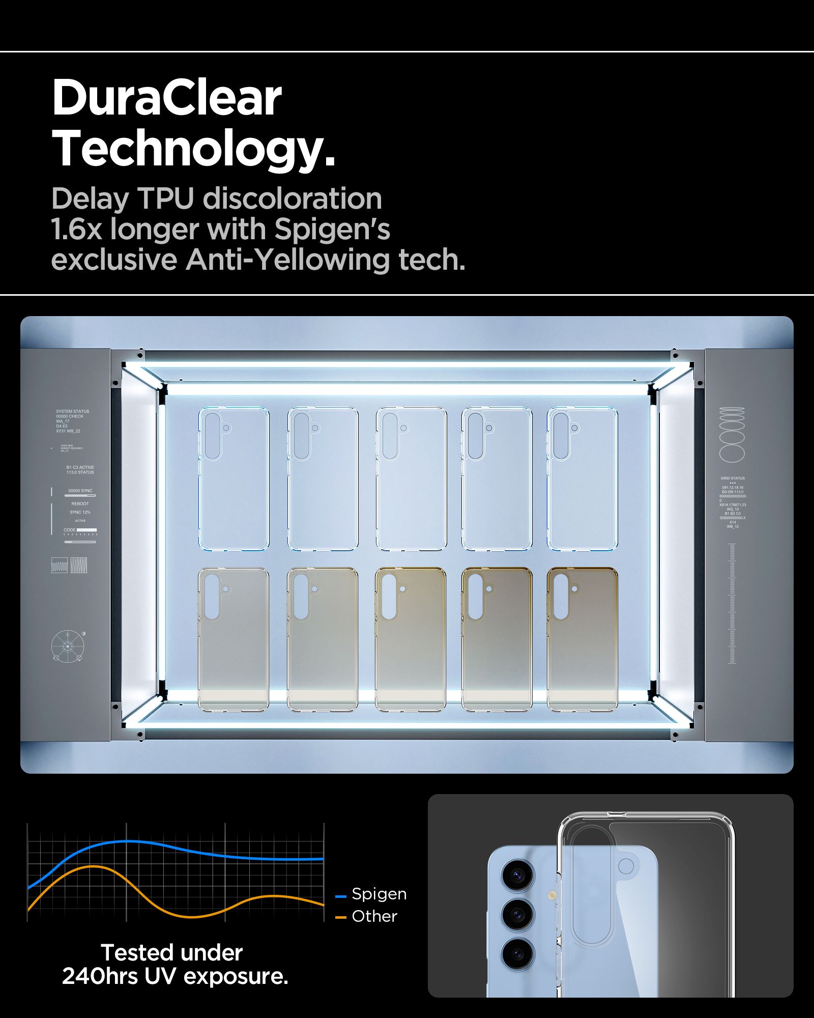 Spigen Ultra Hybrid, crystal clear - Samsung Galaxy S25+ (13)
