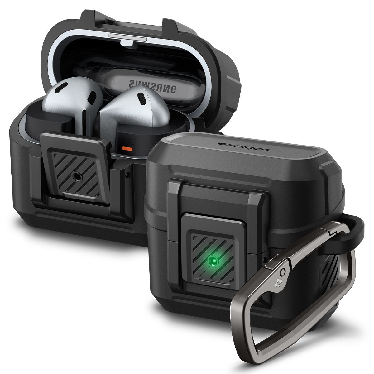 Spigen Lock Fit , matte black - Samsung Galaxy Buds 3 Pro/3