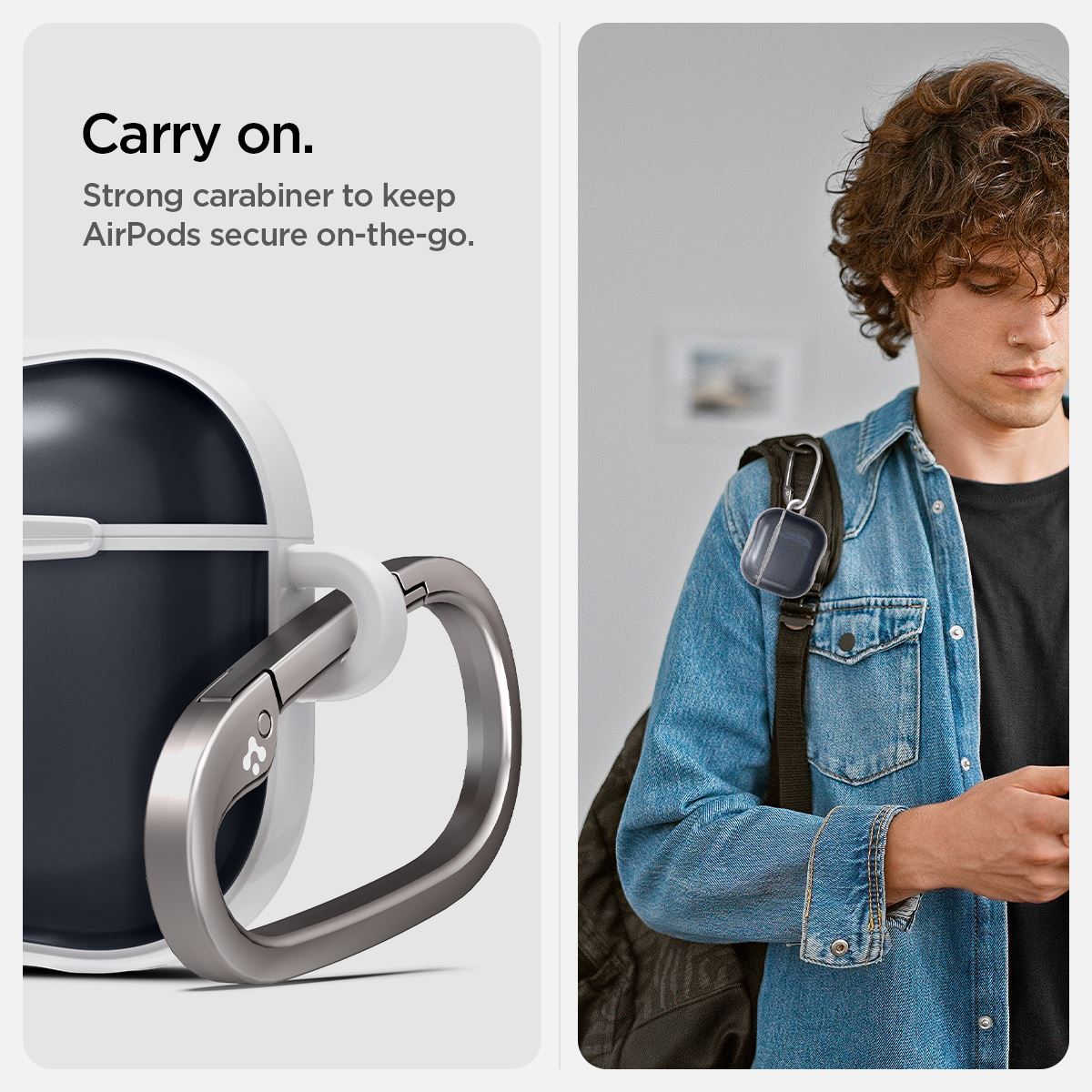 Spigen Classic C1, graphite - AirPods 4 (12)