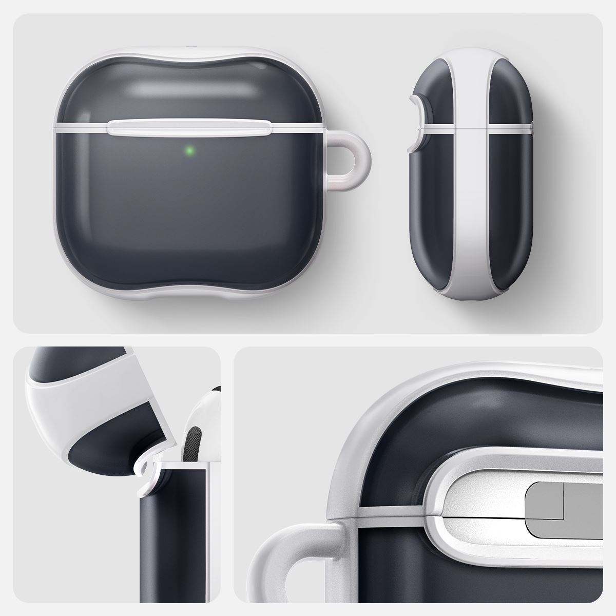 Spigen Classic C1, graphite - AirPods 4 (15)