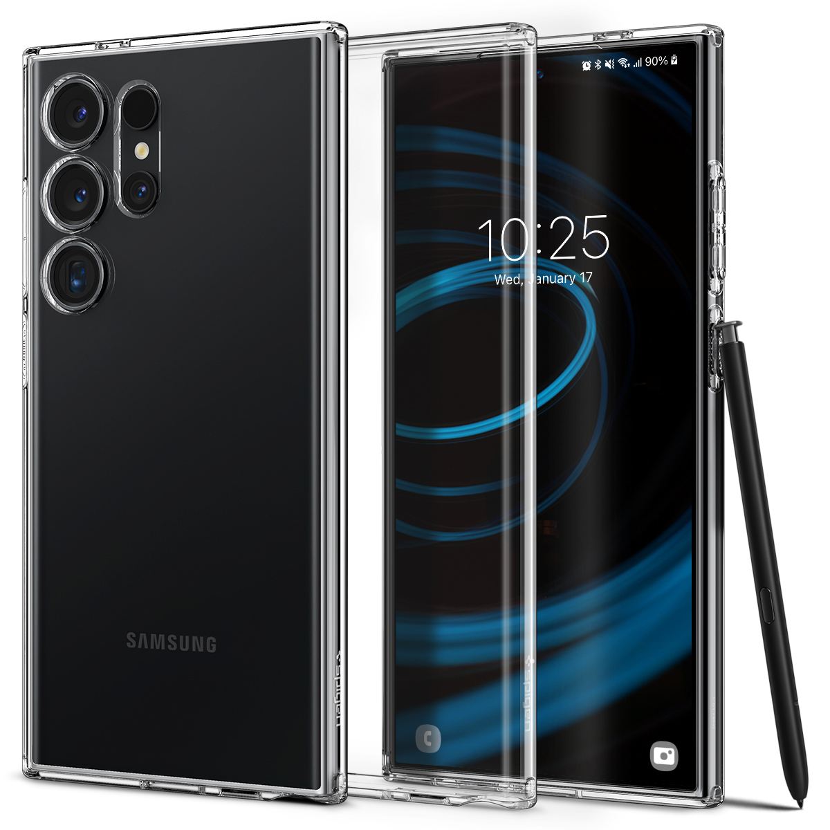 Spigen Liquid Crystal, crystal clear - Samsung Galaxy S24 Ultra (1)