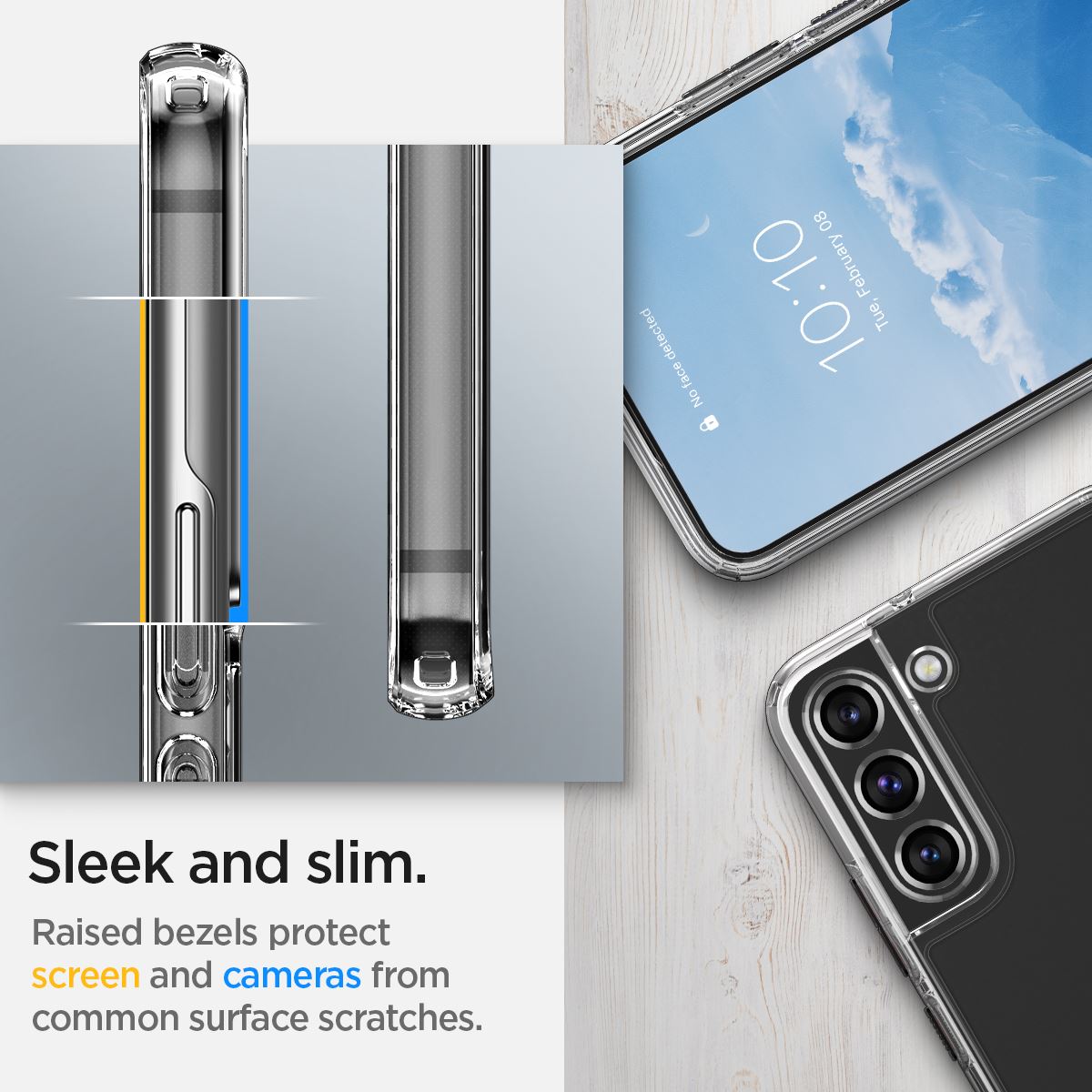 Spigen Ultra Hybrid, crystal clear - Samsung Galaxy S22+ (12)